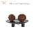 New Nordic Noir round Marble Tray Grain Fruit Living Room Coffee Table Storage Dining Tray Soft Decoration Ornaments