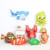 New Underwater World Dolphin Octopus Seahorse Shark Tropical Fish Aluminum Balloon Children's Marine Theme Layout