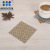 Simple AllMatch Coaster Solid Color Table Insulation Mat Hotel PVC Woven NonSlip EasytoWash QuickDrying Square Coaster