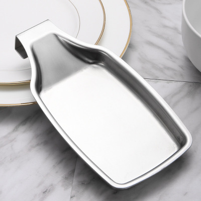 304 Stainless Steel Tray Kitchenware Tray Kitchen Spatula and Soup Spoon Tray Buffet Hot Pot Spoon Holder