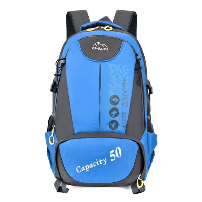 Outdoor Backpack Printed Logo Men's Business Computer Backpack Female College Students Sports Travel Bag