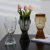 European Creative Face Cool Beautiful Glass Vase Flower Arrangement Dried Flower Water Cultivation Living Room Coffee Table Abstract Home Decorations and Accessories