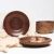 Cy Japan Hot Sale Whole Wood Saucer Natural Paint Wooden Snack Plate Solid Wood Tea Coffee Cup Mat
