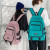 Backpack Schoolgirl's Schoolbag New Solid Color Cross-Border Foreign Trade Backpack Outdoor Travel Bag