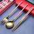 Stainless Steel Tableware Set Portable Spoon Chopsticks Fork ThreePiece Set Gift Portuguese Student Spoon Chopsticks Set