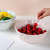 Creative Ins Style Simple New Year Fruit Plate Imitation Porcelain Light Luxury Solid Color Melamine Fruit Plate Whole