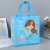 Dried Shrimp Cartoon Mermaid Non-Woven Student Book Buggy Bag Cute Printed Children Stationery Portable Handbag