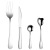 Steel Spoon Soup Spoon Coffee Spoon Fruit Fork Steak Knife and Fork Western Tableware Public Spoon Fork Butter Knife