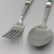Portable Tableware Korean Creative Ceramic Long Handle Stainless Steel Spoon Fork Children's Birthday Gifts Prize