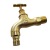 South Africa Brass Bibcock 1/24 Points Zinc Alloy Tap Slow Opening Water Nozzle Engineering Household Washing Machine Faucet