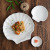 Pure White Special Ceramic Shell Dish Shell Dial Simple Western Cake Pasta Steak Plate Japanese Style Sushi Plate