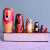 Painted Grinding Six Layers Russian Matryoshka Doll Wood Crafts Children's Holiday Gifts Toys Fun Gifts in Stock