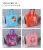 Dried Shrimp Cartoon Mermaid Non-Woven Student Book Buggy Bag Cute Printed Children Stationery Portable Handbag