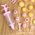 Flower-Making Gun Decorating Nozzle 8 Cream Crowded Flower Implement Puff Cookies Cookie Jars Baking Decoration Tool Set