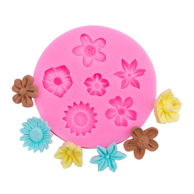 Silicone Mold Flower Shape Cake Surrounding Border Decorative Baking Chocolate Clay Polymer Clay Handmade Silicone Mold