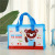 Amazon Cartoon Printing Large Capacity Non-Woven Tote Bag Children's Toy Snack Zipper Bag Student Tuition Bag