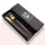 and Spoon Gift Box Stainless Steel Bright Mirror Portuguese Tableware Titanium FourPiece Black Gold Spoon Chopsticks Set