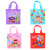 Amazon Cartoon Non-Woven Bag Film Hot-Pressed Color Shopping Bag Student Tuition Handbag New Manufacturer