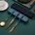 Portable Tableware ThreePiece Set Portugal Spray Paint Minimalist Creative Travel Portable Fork Spoon Chopsticks Sets