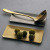 Japanese Retro Metal Small Plate Gold and Silver Color Creative 304 Stainless Steel Towel Plates Ornament Dessert Saucer