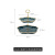 Ceramic Golden Trim DoubleLayer Dessert Table ThreeLayer Dim Sum Plate Wedding Cake Birthday Fruit Plate Display Stand