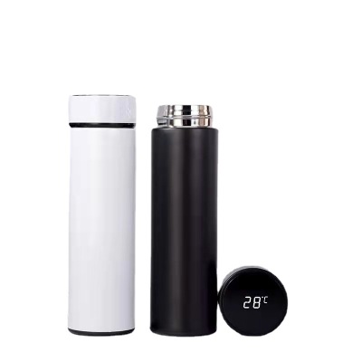 Smart 304 Stainless Steel Vacuum Cup Trend Student Water Cup Female Portable and Simple Led Temperature Cup