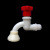 Plastic Water Nozzle Faucet Red Handle Shower Faucet Plastic Shower Head Slow Open Nozzle Kitchen Splash-Proof Water Nozzle