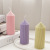 2021 New Aromatherapy Candle Simple Conjoined Geometric Fine Tooth Fine Stripe Pointed Candle Plastic PC Mold