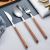 Knife Fork and Spoon Western FoodSteak Dinner Knife Main Meal Spoon Meal Internet Celebrity Tableware Dessert Spoon