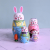 Five-Layer Russian Matryoshka Doll Wooden Home Decoration Crafts Bunny Painted Children's Day Gift Toys