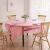 Whole Disposable Tablecloth Household Restaurant round Table PE Plastic Film Wedding Banquet Disposable Red Tablecloth