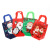 Amazon Christmas Non-Woven Handbag Foreign Trade Consumables Gift Packaging Bag Color Printing Film Candy Bag 2021