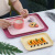 Wheat Straw Household Living Room Fruit Tray Rectangular Dim Sum Plate Fruit Plate Salad Plates Hotel Tea Set Tray