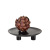 New Nordic Noir round Marble Tray Grain Fruit Living Room Coffee Table Storage Dining Tray Soft Decoration Ornaments