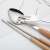 Stainless Steel SpoonChopstick Set Spot Japanese and Korean Portable Tableware ThreePiece Set Student Tableware