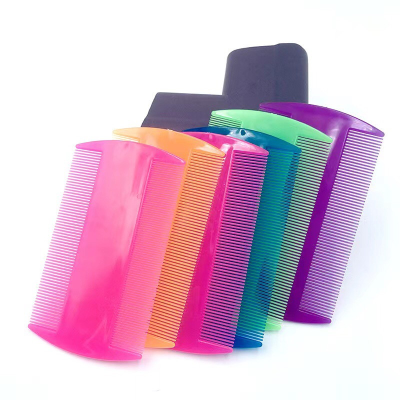 Color Double-Sided Comb Double-Edged Fine-Toothed Comb Comb Double-Edged Fine-Toothed Comb Lice Comb Cleaning Dandruff