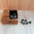 6 Tablets with Ice Clip Containing Flannel Bag with 2 Wine Glass Whisky Stone Wooden Box Gift Set