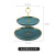 Room Home Light Luxury Gilt Edging Porcelain Double-Layer Cake Plate Three-Layer Afternoon Tea Tableware Dessert Table