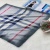 FENNYSUN 70*70 Small Square Satin Polyester Plaid Stripes Ti