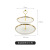 Room Home Light Luxury Gilt Edging Porcelain Double-Layer Cake Plate Three-Layer Afternoon Tea Tableware Dessert Table