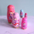 Russia Matryoshka Doll Five-Layer FARCENT Matryoshka Doll Theaceae Grinding Painted Ornaments Painted Wood Crafts in Stock