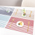 In Stock Wholesale New Insulation Placemat PVC Woven Stripes Table Insulation Mat Household Hotel Placemat