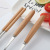 Stainless Steel SpoonChopstick Set Spot Japanese and Korean Portable Tableware ThreePiece Set Student Tableware