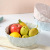 Creative Ins Style Simple New Year Fruit Plate Imitation Porcelain Light Luxury Solid Color Melamine Fruit Plate Whole
