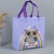 Easter Portable Travel Non-Woven Handbag Dried Shrimp Cartoon Owl Creative Gravure Children Buggy Bag