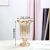 Wholesale European Style Thickening Tall Foot Large Mouth Glass Vase Home Ornament Flower Arrangement Furniture Furnishings