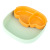 Cloud Compartment Suction Plate Children's Baby Tableware Eat Learning Solid Food Bowl Maternal and Child Silicone Whole