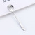 Stainless Steel Dessert Cake Spoon Fork Rose Flower Coffee Stir Spoon Wedding Gifts Promotion Gift