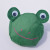 Frog Folding Shopping Bag Creative Cartoon Folded Bag Enterprise Logo Animal Polyester Pouch Factory Wholesale
