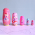 Russia Matryoshka Doll Five-Layer FARCENT Matryoshka Doll Theaceae Grinding Painted Ornaments Painted Wood Crafts in Stock